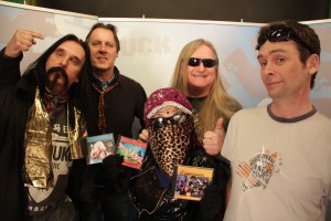 TV ROCKPARÁDA 4-2013-zleva-Jiří Hrubeš, Pavel Trnavský, Jana Uriel Kratochvílová, Kůsofka, Robert Hlavatý